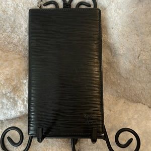 Authentic Epi Leather Mens or Women's Travel Wallet Checkbook cover